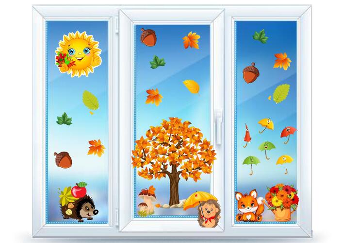 Оформлення вікон осінь: ідеї та поради