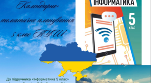 Календарно-тематичне планування уроків інформатики для 5 класу