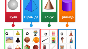 Інтерактивна вправа . Геометричні фігури 3D