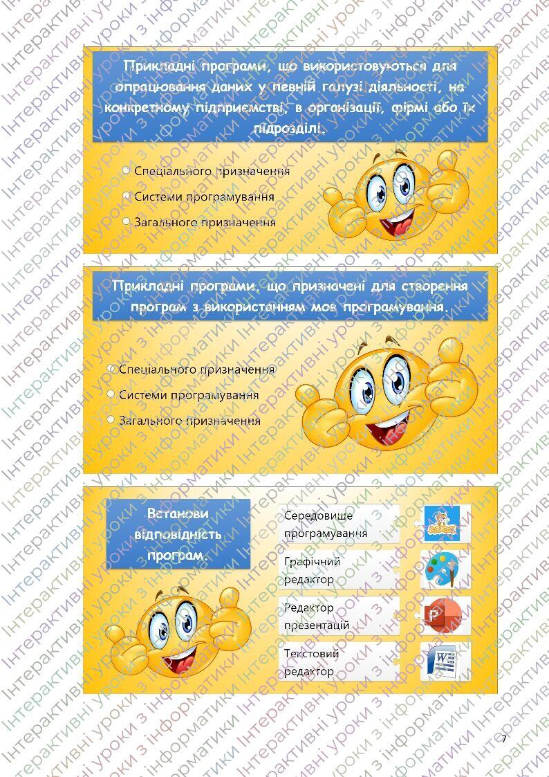 Прикладні програми (інформатика за підручником Ривкінд 5 клас ...