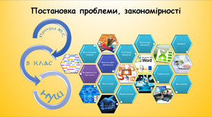 Постановка проблеми, закономірності Тема 1 (інформатика за підручником Морзе 5 клас)