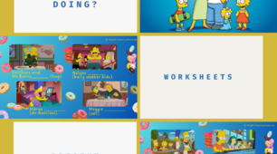 "What are the Simpsons doing?" Worksheets⌨️
