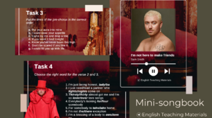 Mini-songbook Sam Smith - I'm not here to make friends🩹
