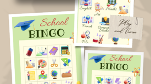 Дидактична гра School Bingo