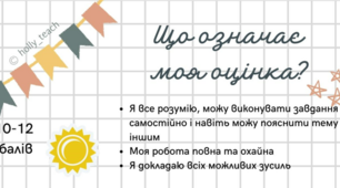 Пам'ятка "Помічник з самооцінювання"