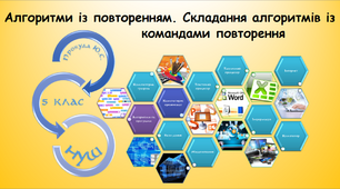 Алгоритми із повторенням. Складання алгоритмів із командами повторення (інформатика за підручником Морзе 5 клас)