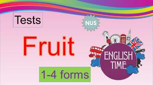  Fruit. Тести на основі картинок.