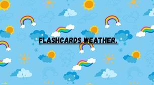 Flashcards Weather. Картки "Погода".