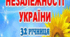 Відео-вікторина на знання областей України "День незалежності України"