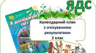 Календарний план 2 клас ЯДС (І.Грущинська) з очікуваними результатами