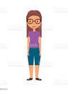 Vetores de Menina Dos Desenhos Animados e mais imagens de Adulto - Adulto, Alegria, Amizade - iStock
