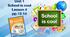 Презентація до уроку 4 в 5 класі "Unit 1. School is cool! Lesson 4 p.13-14"