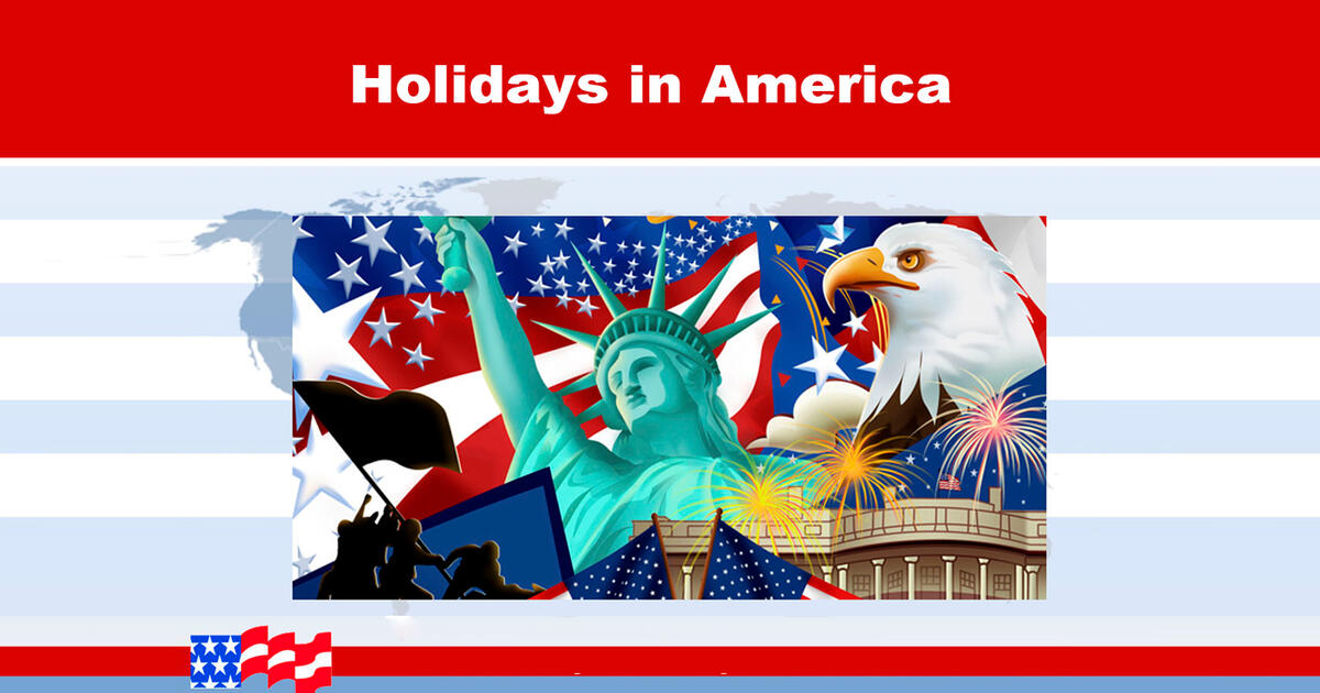 Презентація англійською мовою «Holidays in America» (Свята в Америці
