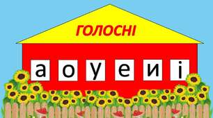 Демонстраційний матеріал "Голосні і приголосні звуки"
