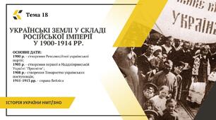 Українські землі у складі Російської імперії у 1900-1914 рр. + Українські землі у складі Австро-Угорщини у 1900-1914 рр.