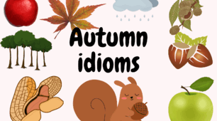 Урок "Картки Autumn idioms"