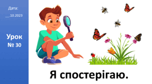 Презентація на тему: "Я спостерігаю" ЯДС 2 клас автор Большакова І.О.