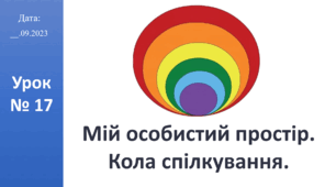 Презентація на тему "Мій особистий простір. Кола спілкування." ЯДС 2 клас автор Большакова І.О.