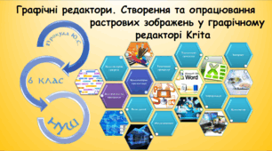 Графічні редактори. Створення та опрацювання растрових зображень у графічному редакторі Krita (інформатика за підручником Ривкінд 6 клас)