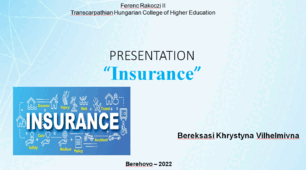 Presentation “Insurance” / Презентація "Страхування"