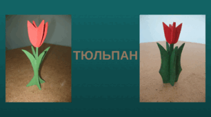 Презентація "Тюльпан". Технології 5 клас