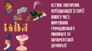 Презентація на тему "Вступне повторення. Періодизація історії Нового часу.  Формування громадянського рівноправ'я та парламентської демократії"