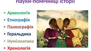 Презентація до уроку "Спеціальні історичні дисципліни"