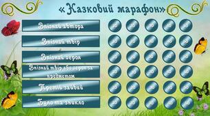 Перший урок у 5 класі із зарубіжної літератури. Інтерактивна гра "Казковий марафон"