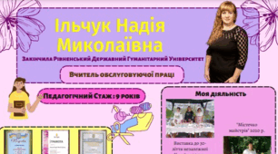 Постер для презентації досвіду роботи