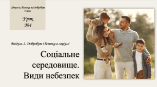 Соціальне середовище. Види небезпек. Здоров’я, безпека та добробут. 6 клас. О. Шиян. НУШ