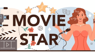 Reading. Text "Filmstar"