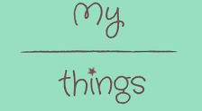 My things. Unit 2, Full Blast