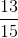 \frac{13}{15}