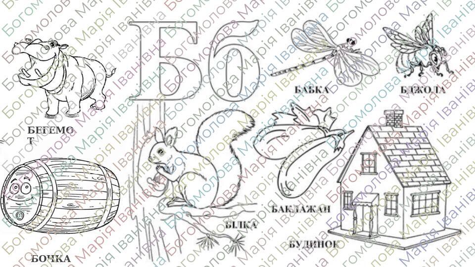 Вчимо літери. Літера Б б. Звук [б]. 1 клас. | Презентація. Українська мова