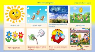 Презентація мнемотаблиці до пальчикової гри " Моя країна -Україна"