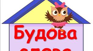 Пам'ятка "Будова слова". Оформлення класної кімнати