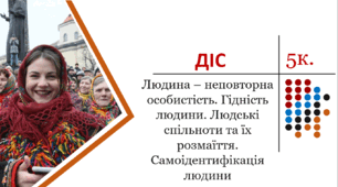 Презентація. Людина – неповторна особистість. Гідність людини. Людські спільноти та їх розмаїття. Самоідентифікація людини