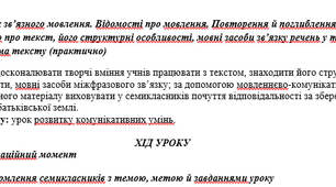 План-конспект на тему:"Розвиток зв’язного мовлення. Відомості про мовлення. Повторення й поглиблення вивченого про текст, його структурні особливості, мовні засоби зв’язку речень у тексті. Мікротема тексту (практично)"
