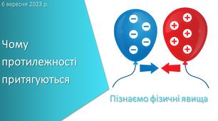 Тест з уроку Пізнаємо природу для 6 класу на тему «Чому протилежності притягуються» 