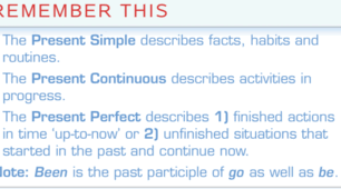 0.1 Present Tenses Review