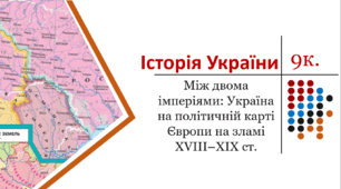 Презентація. Між двома імперіями: Україна на політичній карті Європи на зламі XVIII–ХІХ ст.