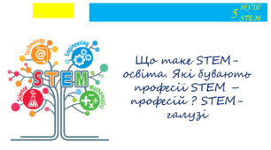 Що таке STEM-освіта. Які бувають професії STEM-професій? STEM-галузі