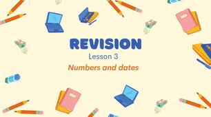 Prepare NUS 6. Get started. Revision. Lesson 3