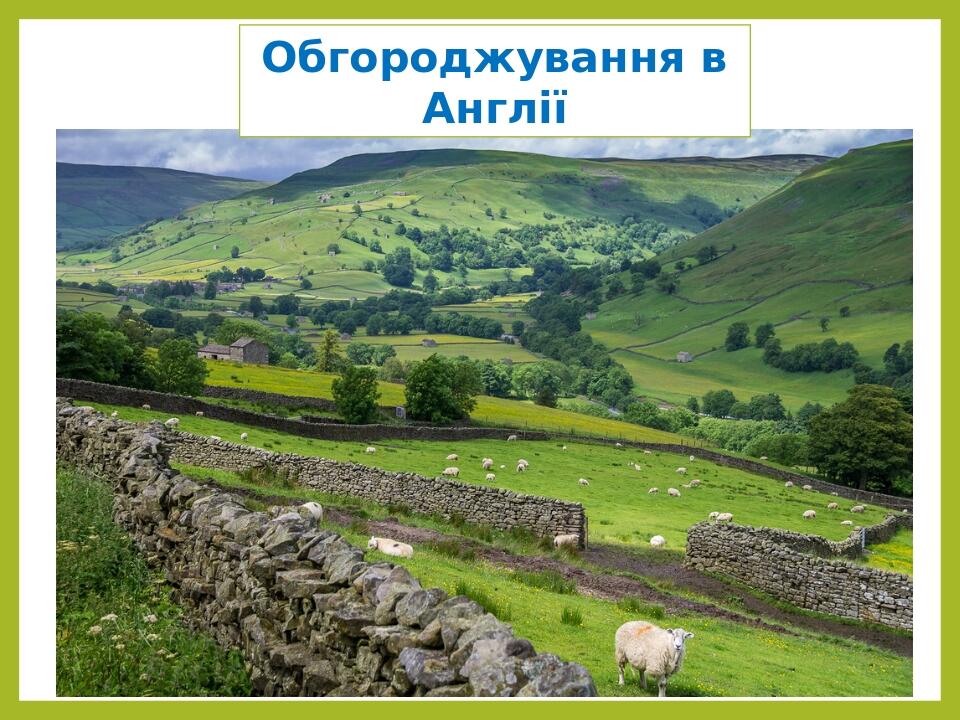 Обгороджування в Англії