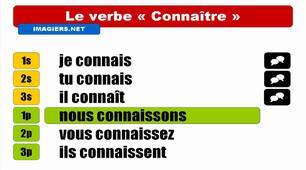Le verbe 'connaître' (6-В)