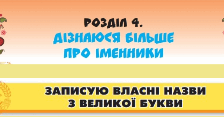Записую власні назви з великої букви | Урок на 1 завдання. Українська мова