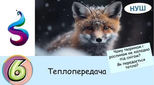 Презентація на тему: Чому тваринам і рослинам не холодно під снігом? Як передається тепло?