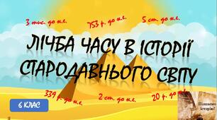 Лічба часу в історії стародавнього світу