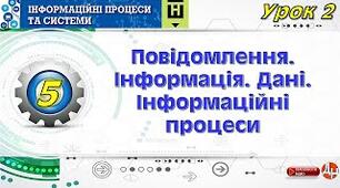 Інструктаж з БЖД. Повідомлення, інформація. Дані. Інформаційні процеси.