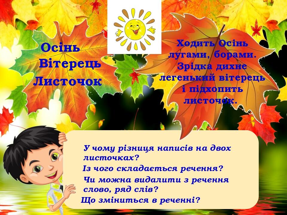 5 клас. Урок № 5. Слово як компонент речення. Лексичне значення слова ...